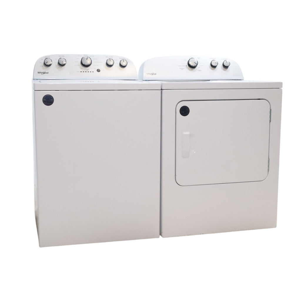 Pictures of HE Whirlpool 3.5 cu. ft. Top Load Washing Machine with Deep Water Wash and 7 cu. ft. Electric Dryer with AutoDry- Open Box - Neu Appliance Outlet - Discount Appliance Outlet in Austin, Tx