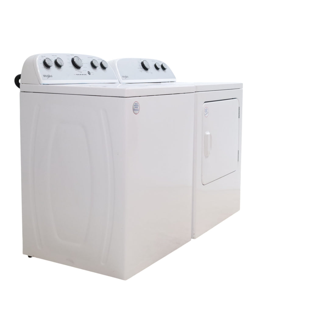 Pictures of HE Whirlpool 3.5 cu. ft. Top Load Washing Machine with Deep Water Wash and 7 cu. ft. Electric Dryer with AutoDry- Open Box - Neu Appliance Outlet - Discount Appliance Outlet in Austin, Tx