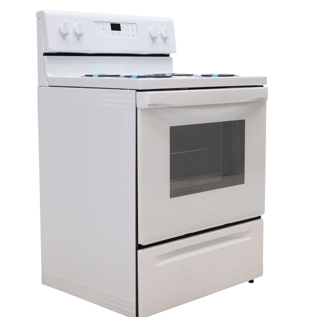 Pictures of Whirlpool White 4.8 cu. ft. Electric Range with Keep Warm setting and Control Lock Mode - Open Box - Neu Appliance Outlet - Discount Appliance Outlet in Austin, Tx