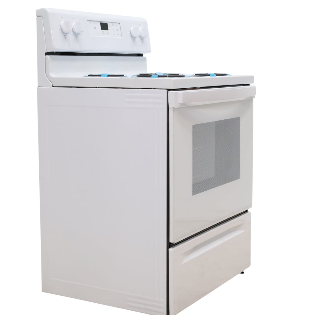 Pictures of Whirlpool White 4.8 cu. ft. Electric Range with Keep Warm setting and Control Lock Mode - Open Box - Neu Appliance Outlet - Discount Appliance Outlet in Austin, Tx