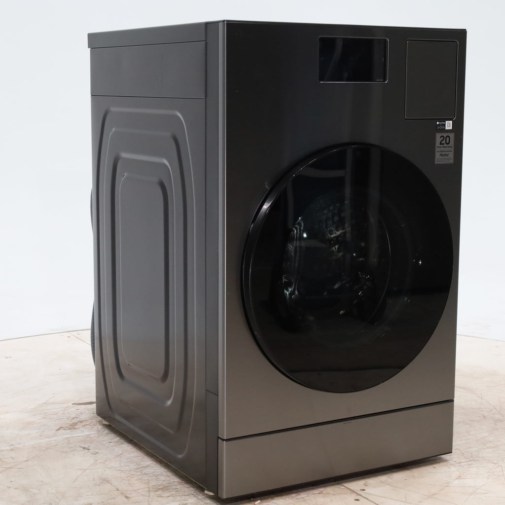 Pictures of Samsung Bespoke 5.3 cu. ft. Ultra Capacity All-In-One Washer Dryer Combo with Super Speed and Ventless Heat Pump in Dark Steel - Open Box - Neu Appliance Outlet - Discount Appliance Outlet in Austin, Tx