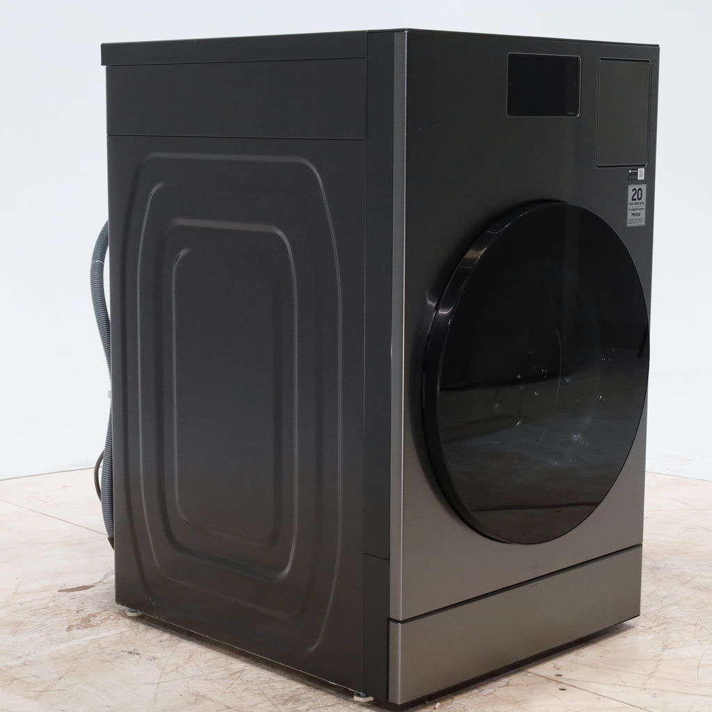 Pictures of Samsung Bespoke 5.3 cu. ft. Ultra Capacity All-In-One Washer Dryer Combo with Super Speed and Ventless Heat Pump in Dark Steel - Open Box - Neu Appliance Outlet - Discount Appliance Outlet in Austin, Tx