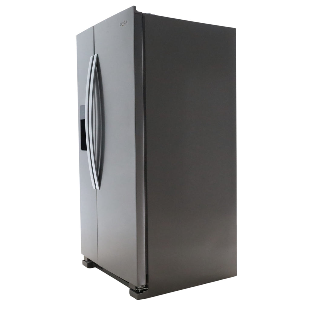 33 in. Wide Fingerprint-Resistant Stainless Steel Whirlpool 21.4 cu. ft. Side by Side Refrigerator with In Door Ice and Water Dispenser - Scratch & Dent - Minor