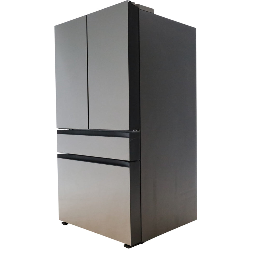 Samsung Stainless Steel Bespoke 4-Door French Door Refrigerator (29 cu. ft.) with Beverage Center™  - Scratch & Dent - Minor