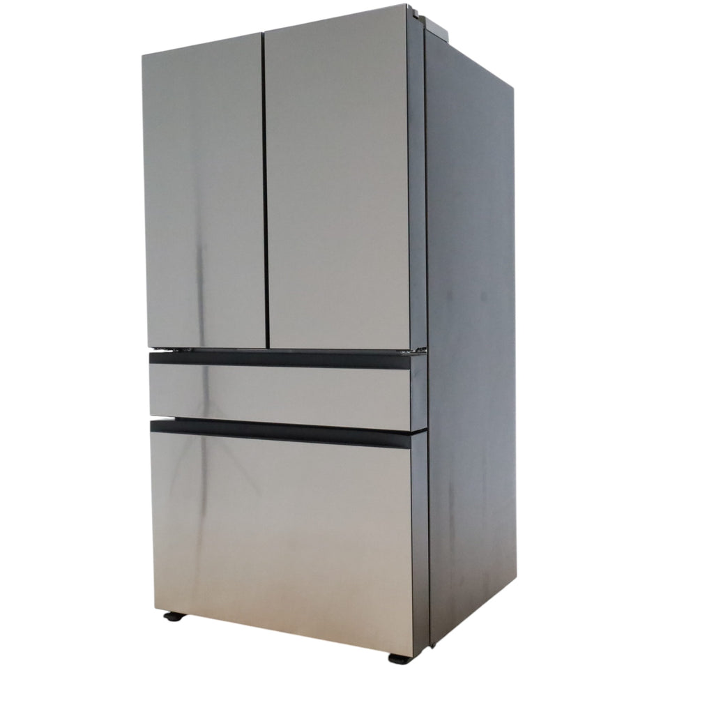 Samsung Stainless Steel Bespoke 4-Door French Door Refrigerator (29 cu. ft.) with Beverage Center™  - Scratch & Dent - Minor