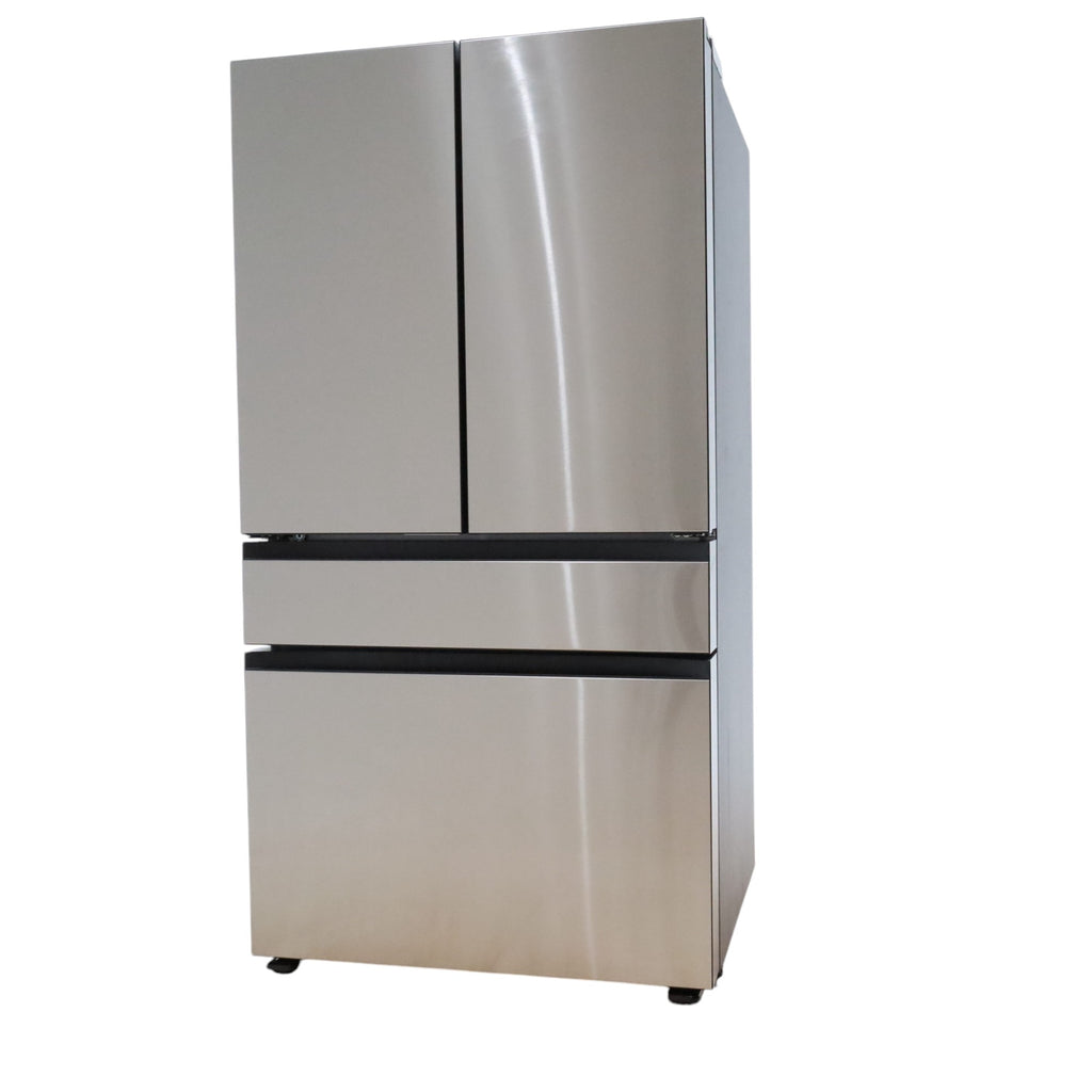 Samsung Stainless Steel Bespoke 4-Door French Door Refrigerator (29 cu. ft.) with Beverage Center™  - Scratch & Dent - Minor