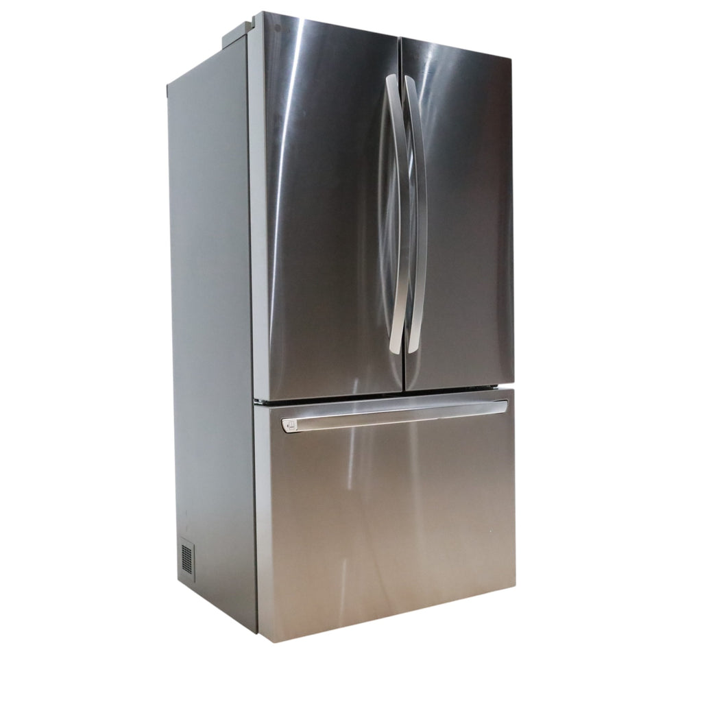 Pictures of LG Print Proof Stainless Steel Counter-Depth MAX 27 cu ft French Door Refrigerator with Water Dispenser and Ice Maker - Open Box - Neu Appliance Outlet - Discount Appliance Outlet in Austin, Tx