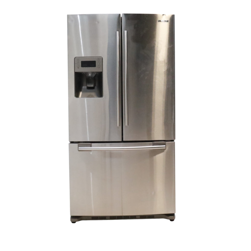 Pictures of Samsung Stainless Steel ENERGY STAR 25.7-cu ft French Door Refrigerator with Dual Ice Maker and Water and Ice Dispenser - Certified Refurbished - Neu Appliance Outlet - Discount Appliance Outlet in Austin, Tx