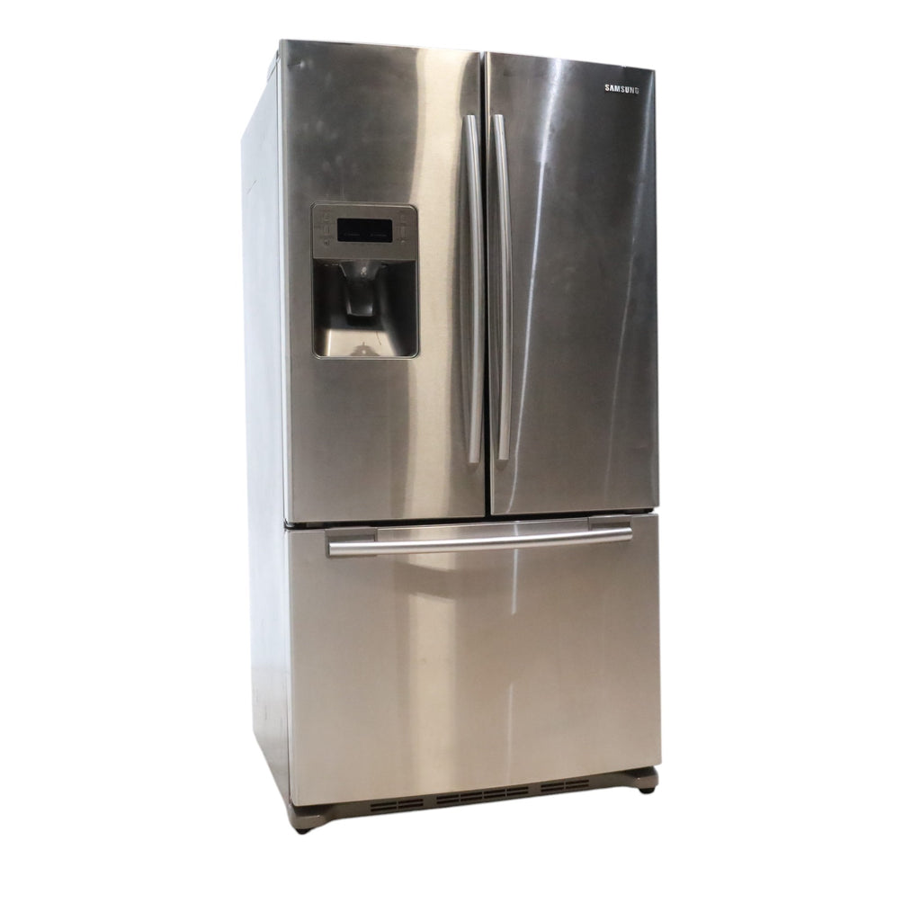 Pictures of Samsung Stainless Steel ENERGY STAR 25.7-cu ft French Door Refrigerator with Dual Ice Maker and Water and Ice Dispenser - Certified Refurbished - Neu Appliance Outlet - Discount Appliance Outlet in Austin, Tx