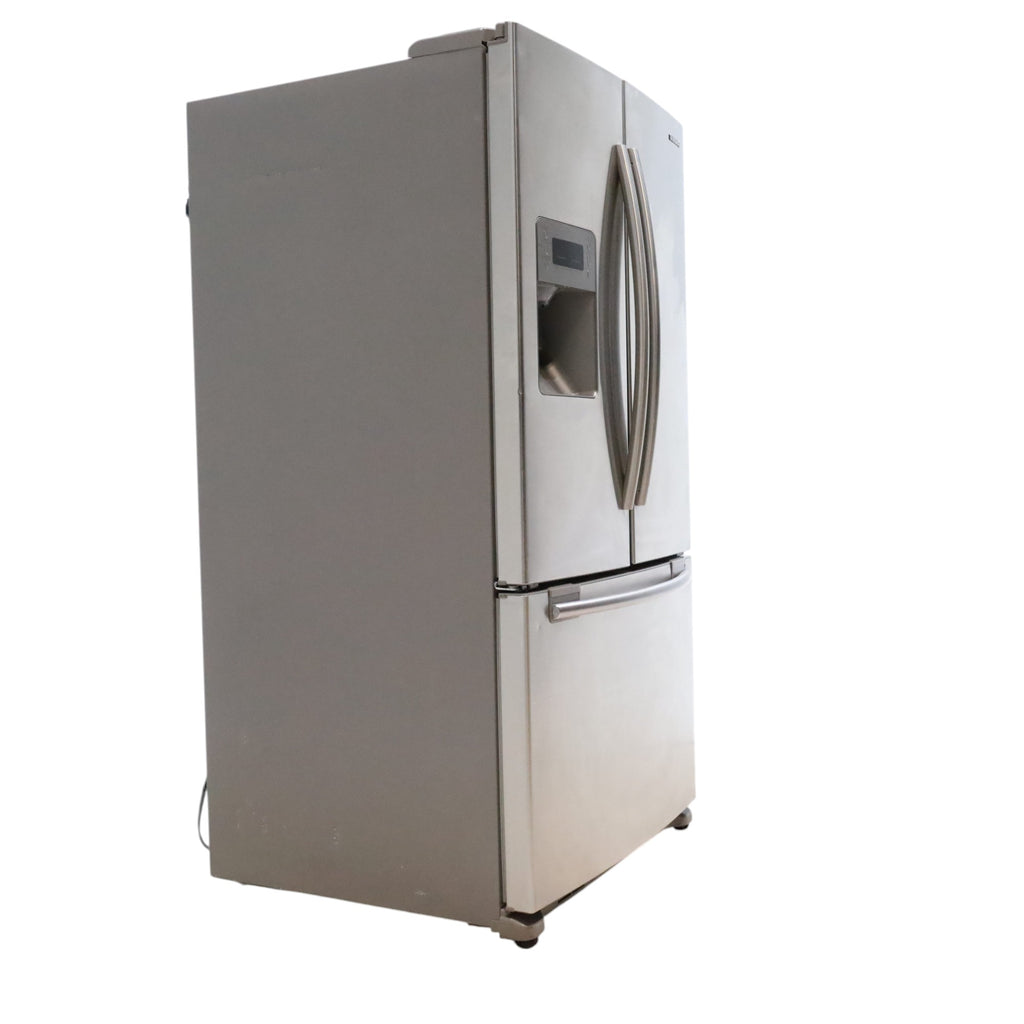 Pictures of Samsung Stainless Steel ENERGY STAR 25.7-cu ft French Door Refrigerator with Dual Ice Maker and Water and Ice Dispenser - Certified Refurbished - Neu Appliance Outlet - Discount Appliance Outlet in Austin, Tx