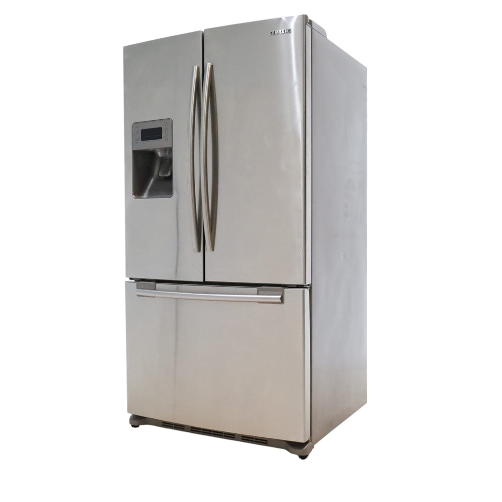 Samsung Stainless Steel ENERGY STAR 25.7-cu ft French Door Refrigerator with Dual Ice Maker and Water and Ice Dispenser - Certified Refurbished