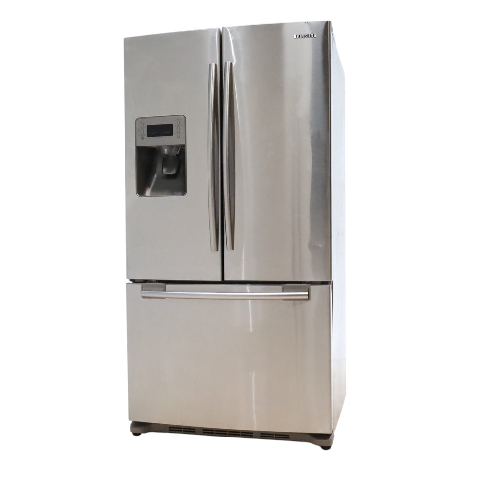 Samsung Stainless Steel ENERGY STAR 25.7-cu ft French Door Refrigerator with Dual Ice Maker and Water and Ice Dispenser - Certified Refurbished