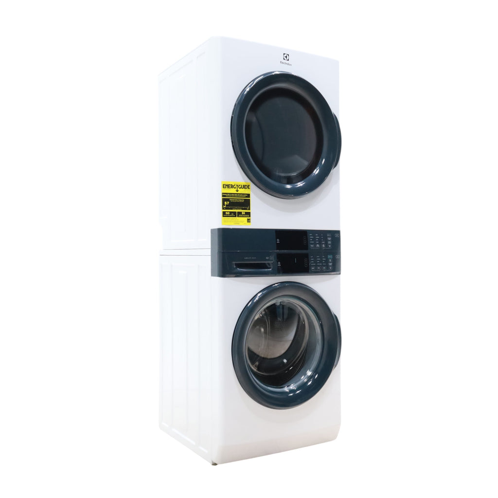 Pictures of Electrolux White 300 Series Laundry Tower Single Unit Washer & Gas Dryer with LuxCare Wash System - Scratch & Dent - Minor - Neu Appliance Outlet - Discount Appliance Outlet in Austin, Tx