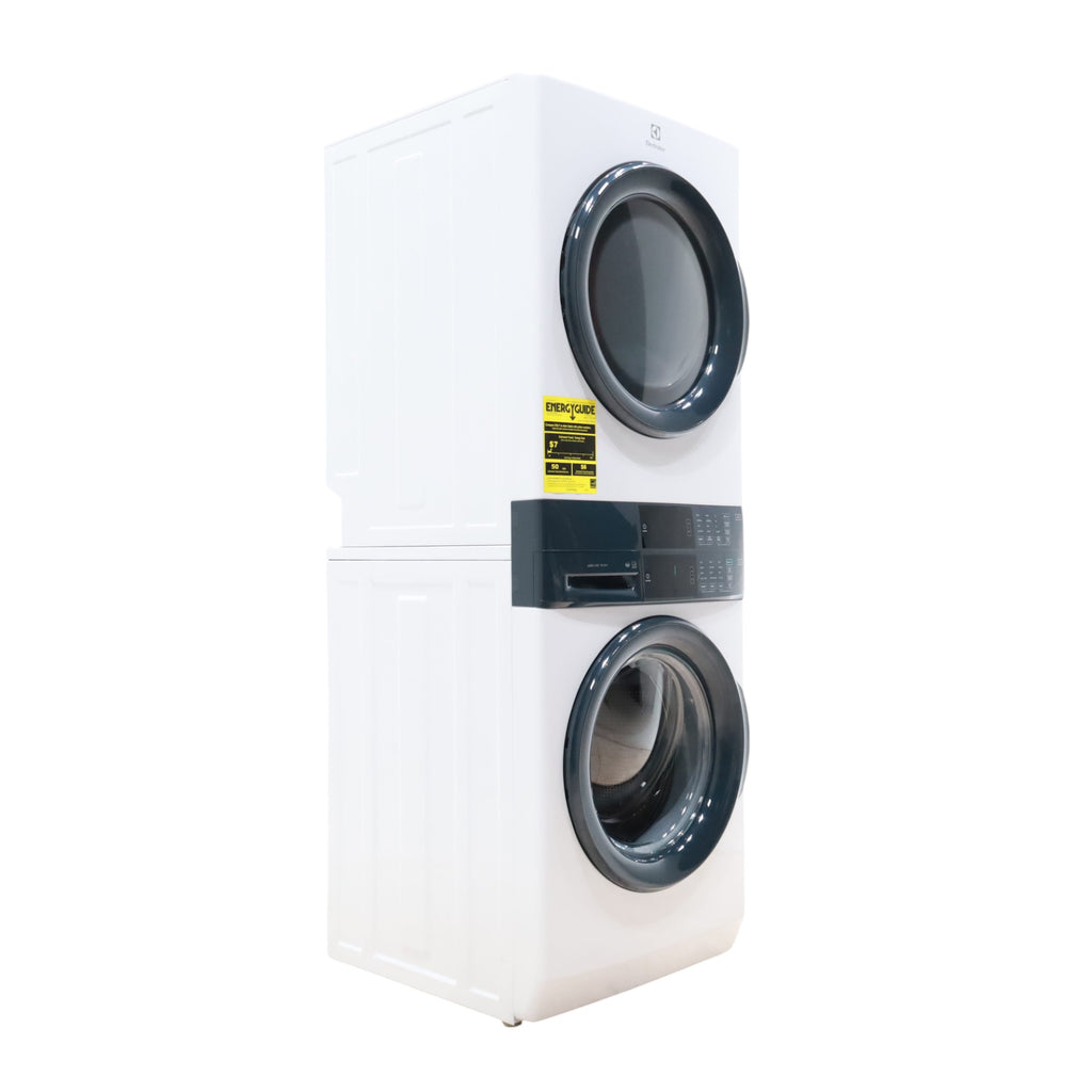 Pictures of Electrolux White 300 Series Laundry Tower Single Unit Washer & Gas Dryer with LuxCare Wash System - Scratch & Dent - Minor - Neu Appliance Outlet - Discount Appliance Outlet in Austin, Tx