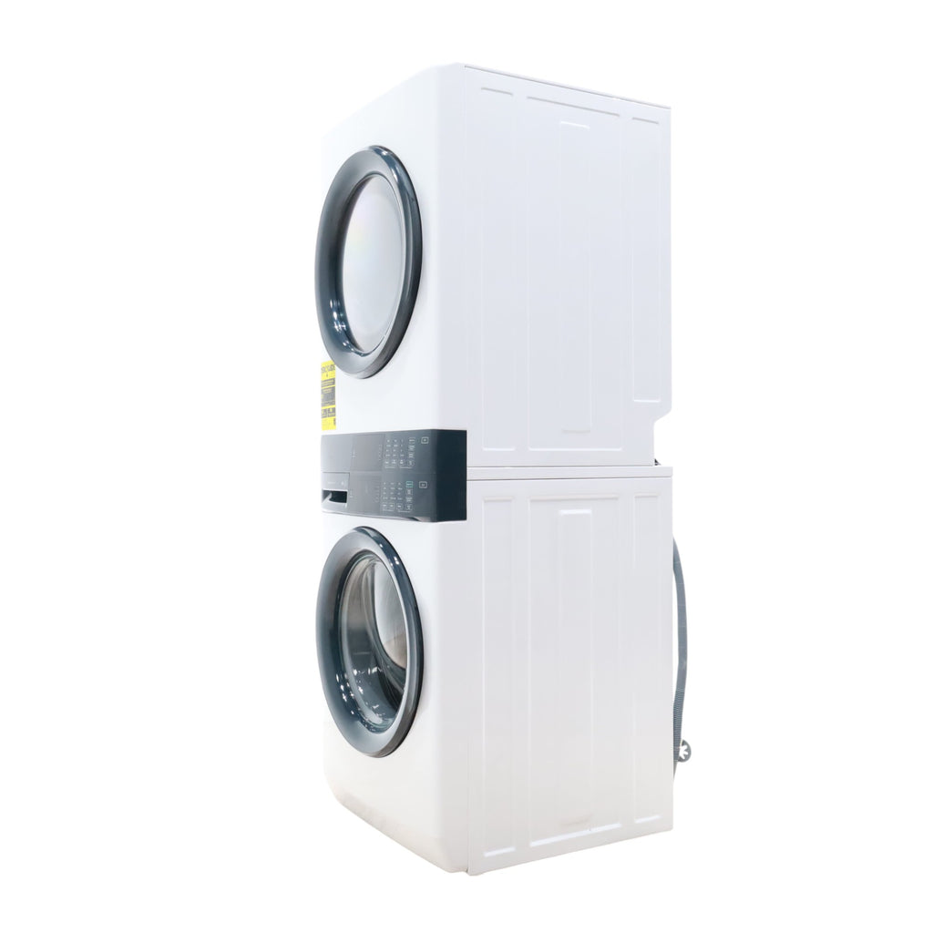 Electrolux White 300 Series Laundry Tower Single Unit Washer & Gas Dryer with LuxCare Wash System - Scratch & Dent - Minor