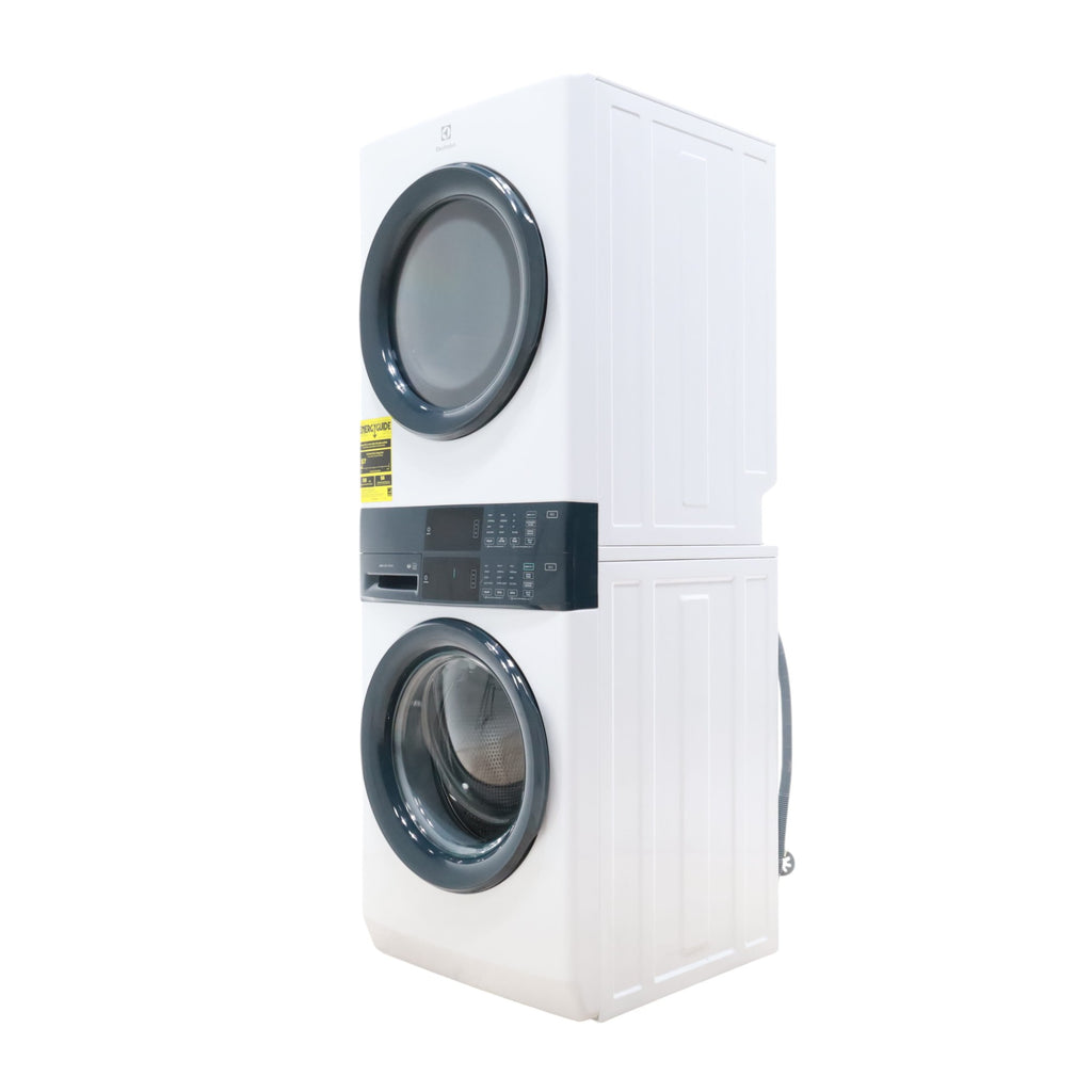 Electrolux White 300 Series Laundry Tower Single Unit Washer & Gas Dryer with LuxCare Wash System - Scratch & Dent - Minor