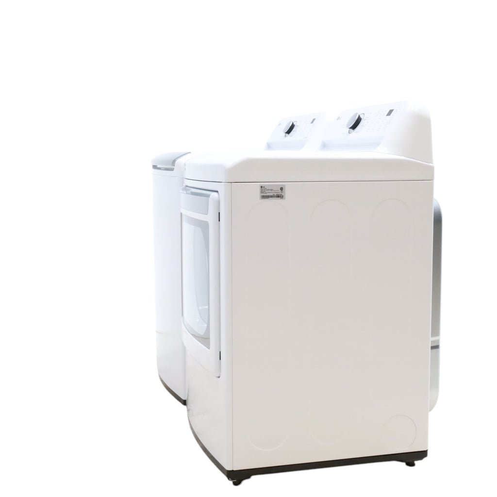 Pictures of LG 5.0 cu. ft. Mega Capacity Top Load Washer with TurboDrum™ Technology and 7.3 cu. ft. Ultra Large Capacity Electric Dryer with Sensor Dry Technology - Scratch & Dent - Minor - Neu Appliance Outlet - Discount Appliance Outlet in Austin, Tx