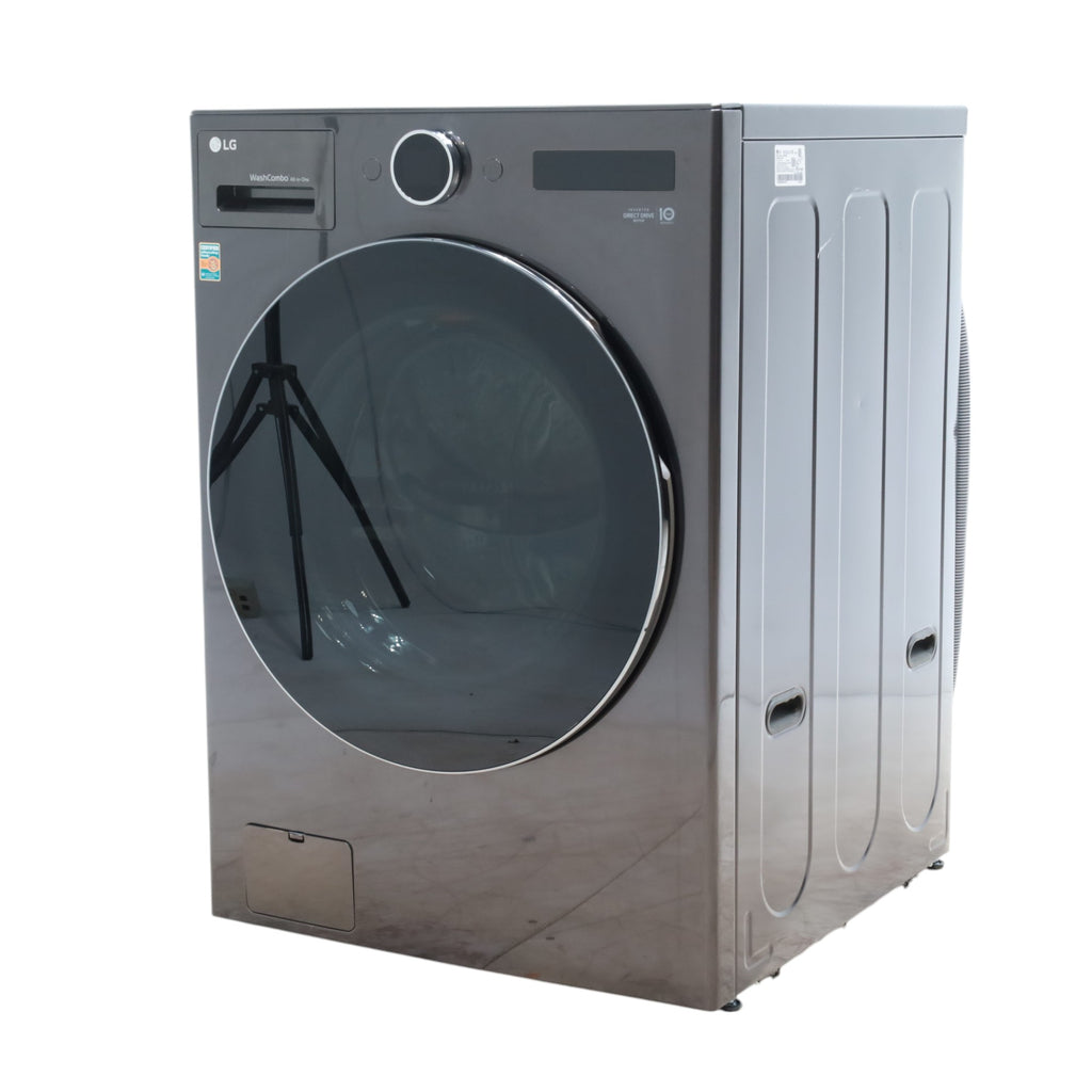 Pictures of LG Black Steel Ventless Washer/Dryer Combo LG WashCombo™ All-in-One 5.0 cu. ft. Mega Capacity with Inverter HeatPump™ Technology and Direct Drive Motor - Scratch & Dent - Minor - Neu Appliance Outlet - Discount Appliance Outlet in Austin, Tx