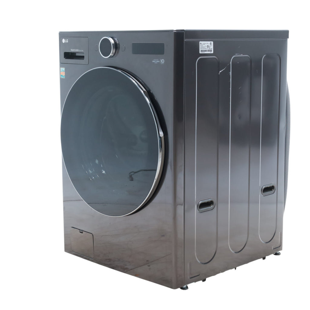 Pictures of LG Black Steel Ventless Washer/Dryer Combo LG WashCombo™ All-in-One 5.0 cu. ft. Mega Capacity with Inverter HeatPump™ Technology and Direct Drive Motor - Scratch & Dent - Minor - Neu Appliance Outlet - Discount Appliance Outlet in Austin, Tx