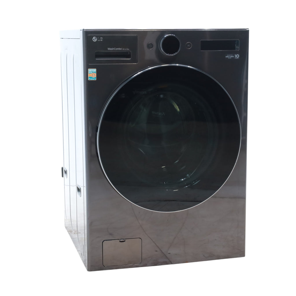 LG Black Steel Ventless Washer/Dryer Combo LG WashCombo™ All-in-One 5.0 cu. ft. Mega Capacity with Inverter HeatPump™ Technology and Direct Drive Motor - Scratch & Dent - Minor