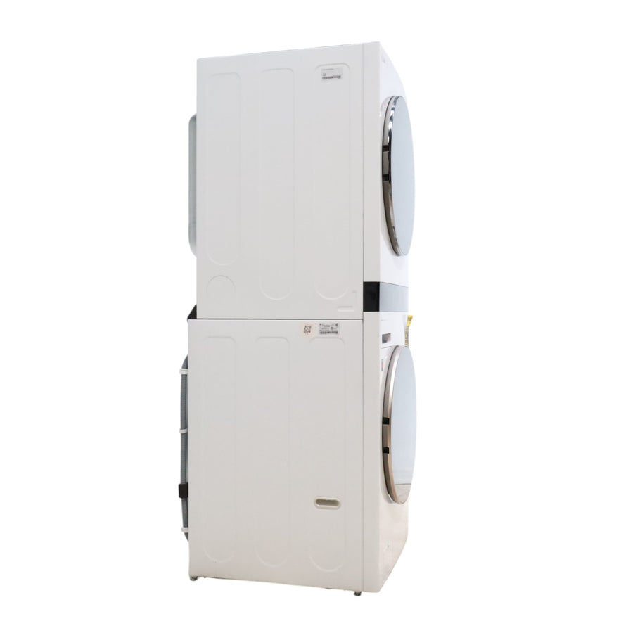White LG Wash Tower Single Unit Front Load with Center Control™ 4.5 cu. ft. Washer and 7.4 cu. ft. Electric Dryer - Scratch & Dent - Minor