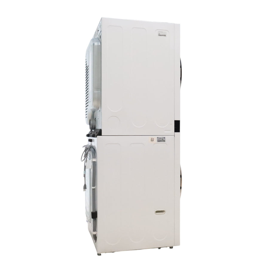 White LG Wash Tower Single Unit Front Load with Center Control™ 4.5 cu. ft. Washer and 7.4 cu. ft. Electric Dryer - Scratch & Dent - Minor