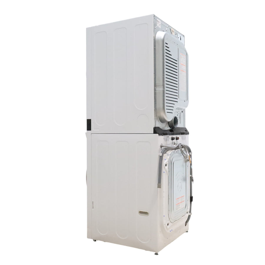 White LG Wash Tower Single Unit Front Load with Center Control™ 4.5 cu. ft. Washer and 7.4 cu. ft. Electric Dryer - Scratch & Dent - Minor