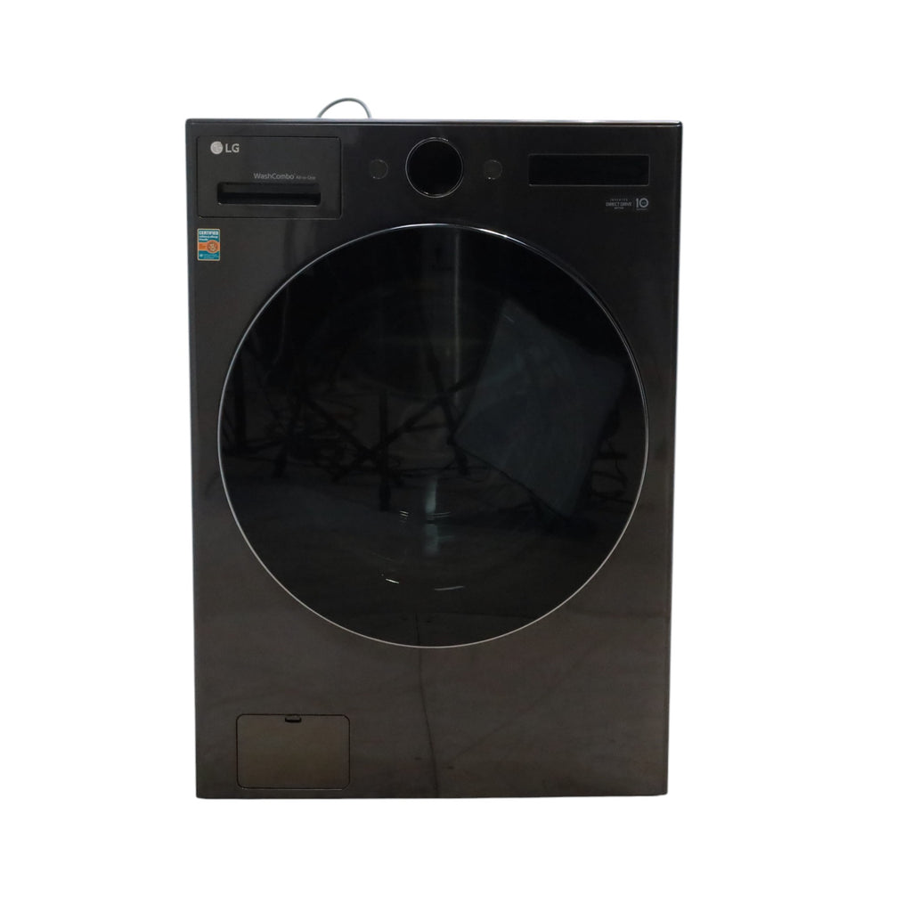 Pictures of LG Black Steel Ventless Washer/Dryer Combo LG WashCombo™ All-in-One 5.0 cu. ft. Mega Capacity with Inverter HeatPump™ Technology and Direct Drive Motor - Scratch & Dent - Minor - Neu Appliance Outlet - Discount Appliance Outlet in Austin, Tx