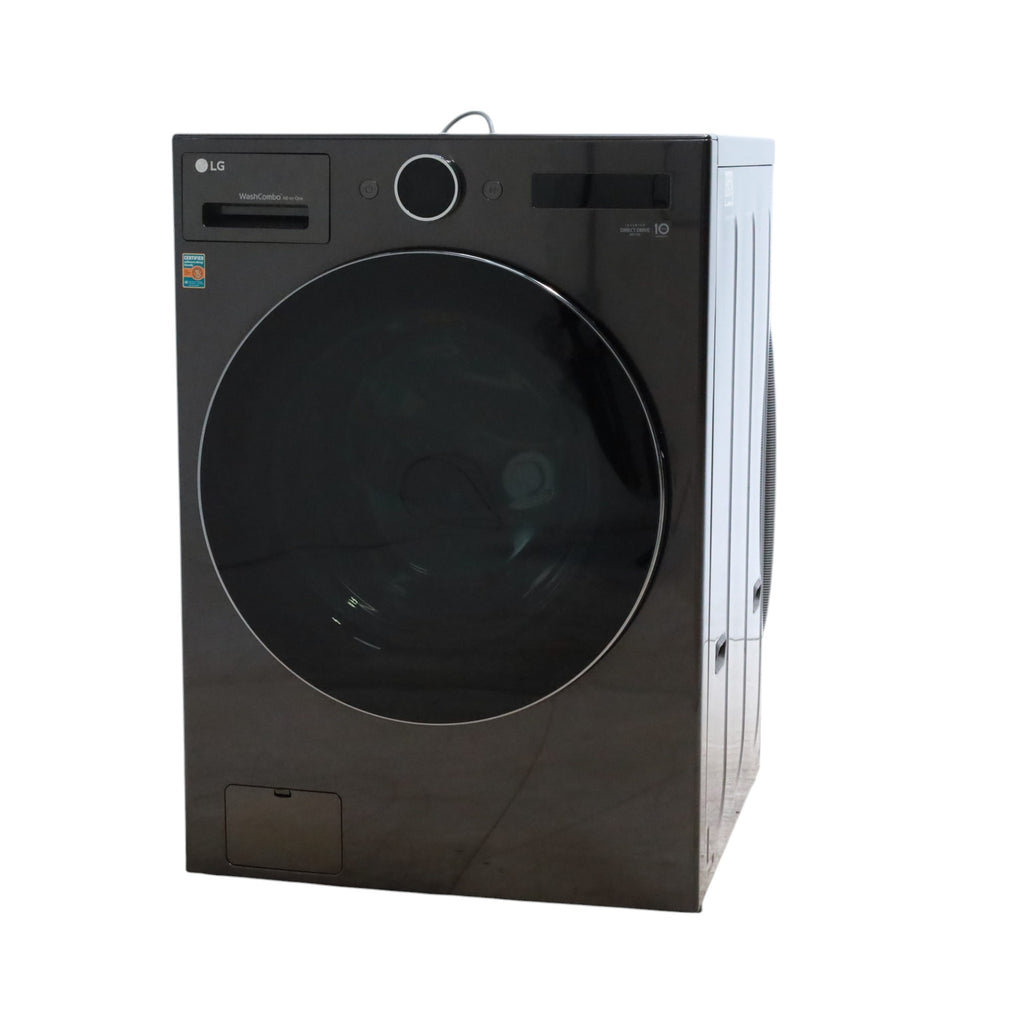 Pictures of LG Black Steel Ventless Washer/Dryer Combo LG WashCombo™ All-in-One 5.0 cu. ft. Mega Capacity with Inverter HeatPump™ Technology and Direct Drive Motor - Scratch & Dent - Minor - Neu Appliance Outlet - Discount Appliance Outlet in Austin, Tx