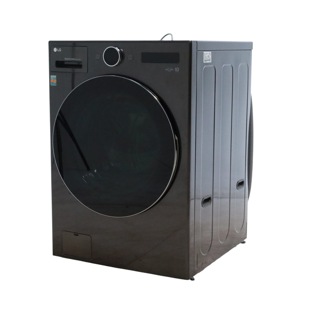 Pictures of LG Black Steel Ventless Washer/Dryer Combo LG WashCombo™ All-in-One 5.0 cu. ft. Mega Capacity with Inverter HeatPump™ Technology and Direct Drive Motor - Scratch & Dent - Minor - Neu Appliance Outlet - Discount Appliance Outlet in Austin, Tx