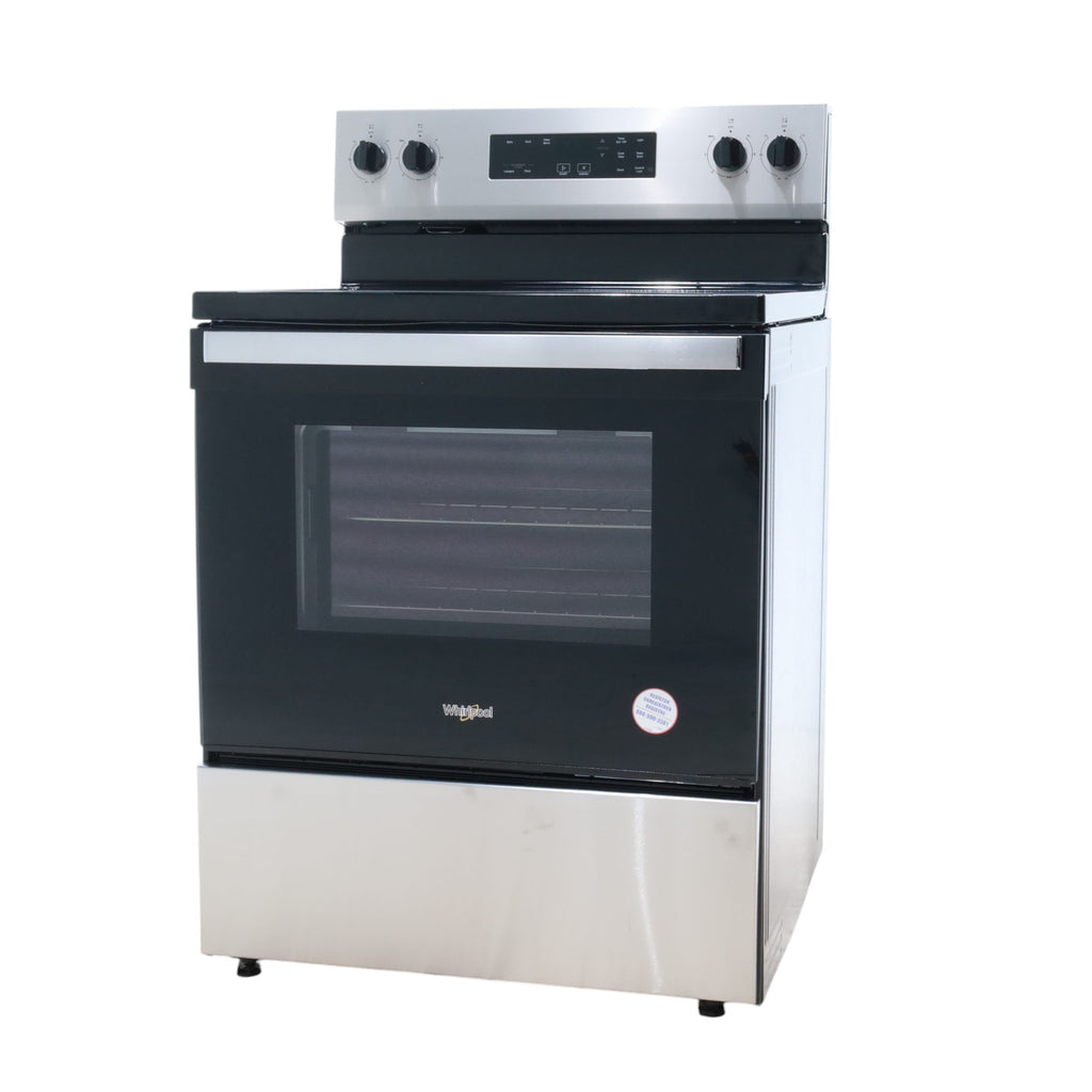 Pictures of Whirlpool 30 in. 4 Burner Element Freestanding Electric Range in Stainless Steel with Thermal - Scratch & Dent - Minor - Neu Appliance Outlet - Discount Appliance Outlet in Austin, Tx