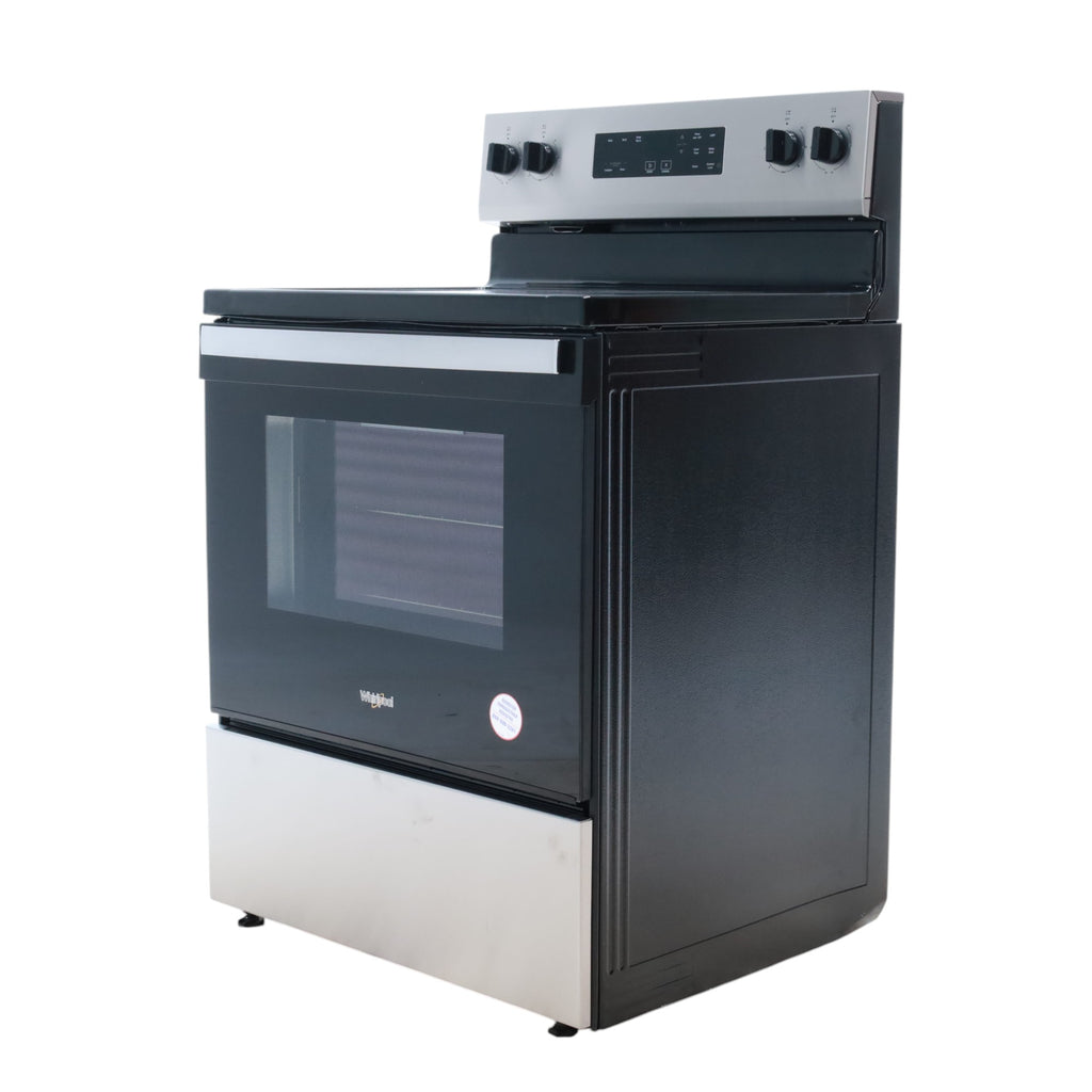 Whirlpool 30 in. 4 Burner Element Freestanding Electric Range in Stainless Steel with Thermal - Scratch & Dent - Minor