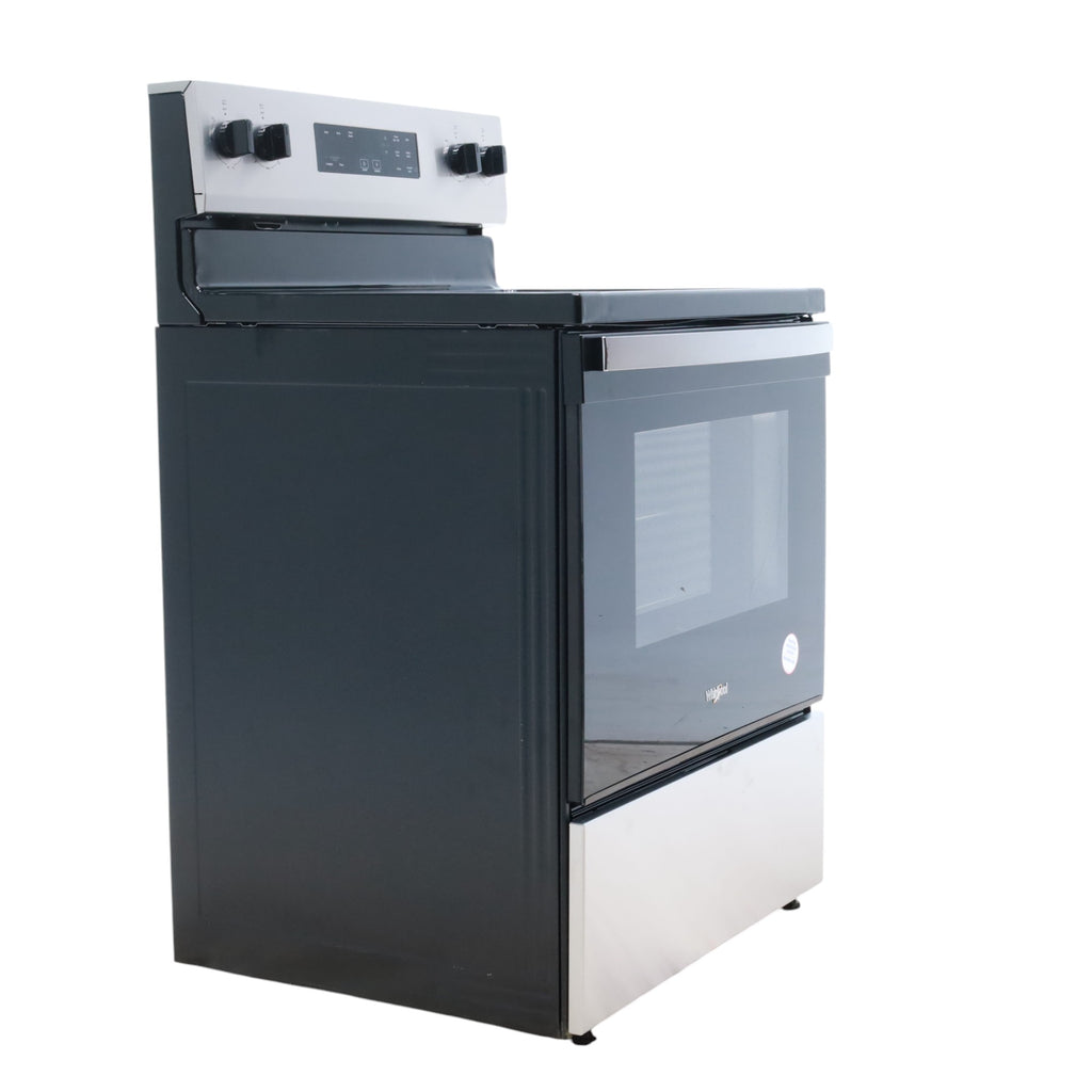 Whirlpool 30 in. 4 Burner Element Freestanding Electric Range in Stainless Steel with Thermal - Scratch & Dent - Minor