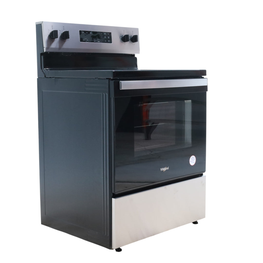 Whirlpool 30 in. 4 Burner Element Freestanding Electric Range in Stainless Steel with Thermal - Scratch & Dent - Minor