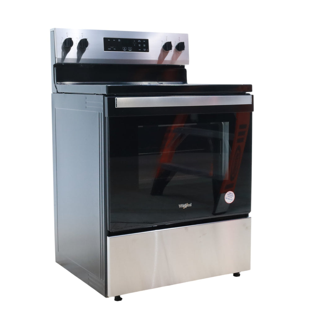 Whirlpool 30 in. 4 Burner Element Freestanding Electric Range in Stainless Steel with Thermal - Scratch & Dent - Minor