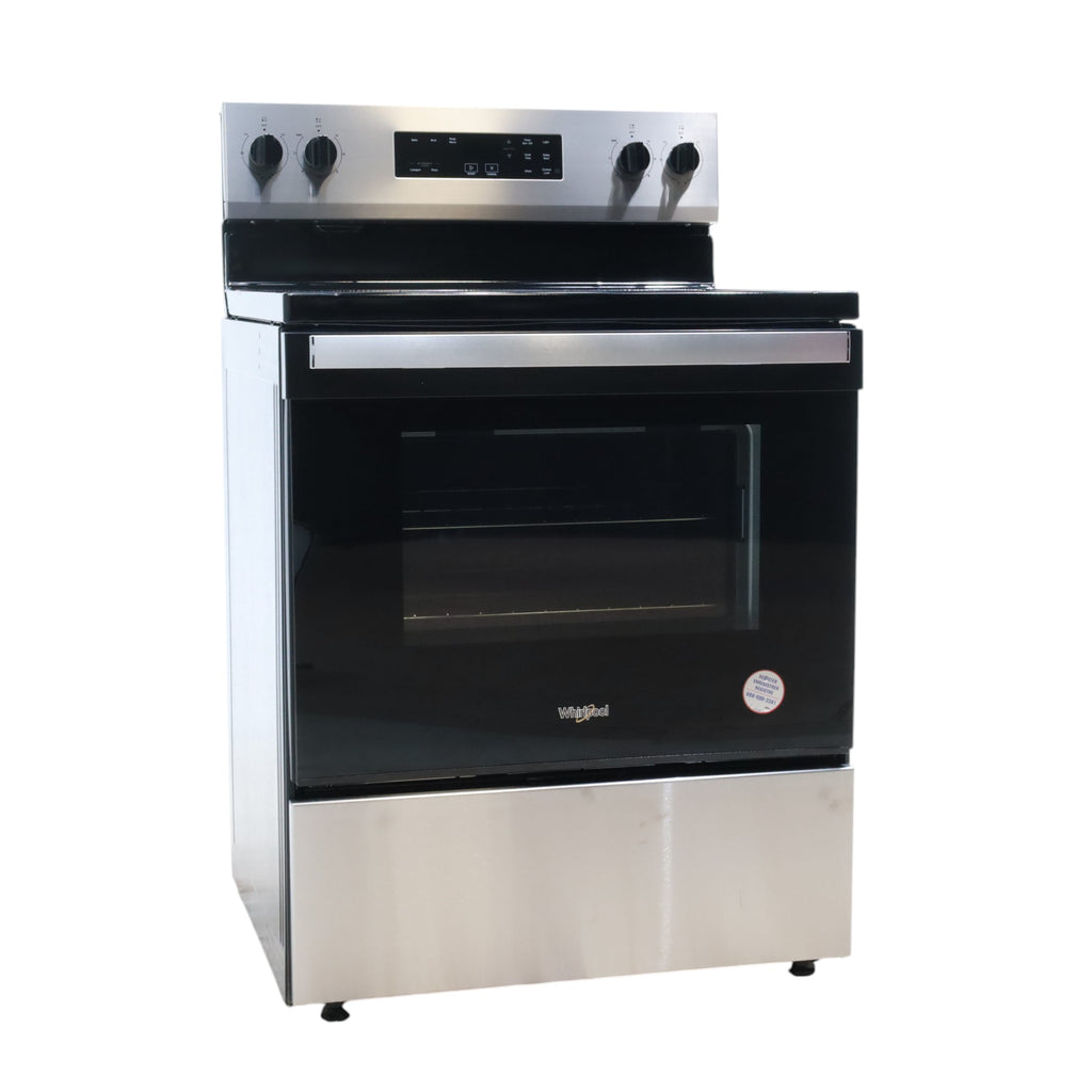 Whirlpool 30 in. 4 Burner Element Freestanding Electric Range in Stainless Steel with Thermal - Scratch & Dent - Minor