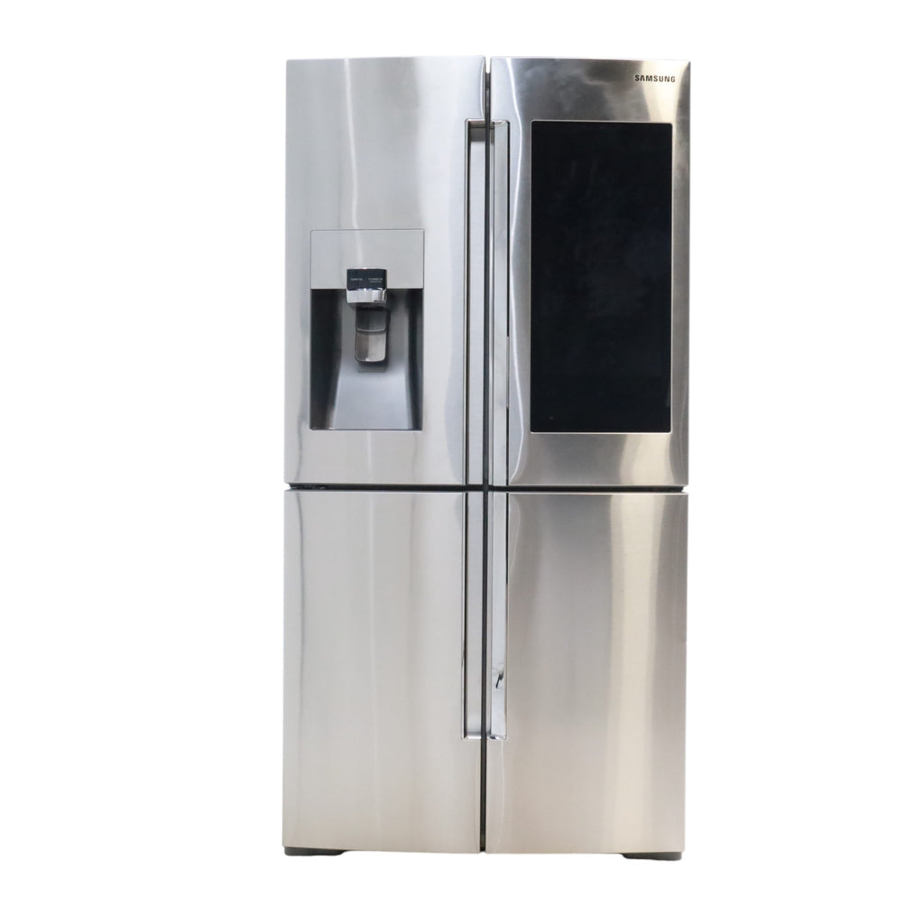 Pictures of Fingerprint - Proof Stainless Steel ENERGY STAR Samsung 28 cu. ft. 4 Door Flex French Door Refrigerator with Family Hub - Certified Refurbished - Neu Appliance Outlet - Discount Appliance Outlet in Austin, Tx