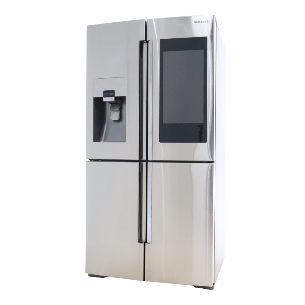 Pictures of Fingerprint - Proof Stainless Steel ENERGY STAR Samsung 28 cu. ft. 4 Door Flex French Door Refrigerator with Family Hub - Certified Refurbished - Neu Appliance Outlet - Discount Appliance Outlet in Austin, Tx