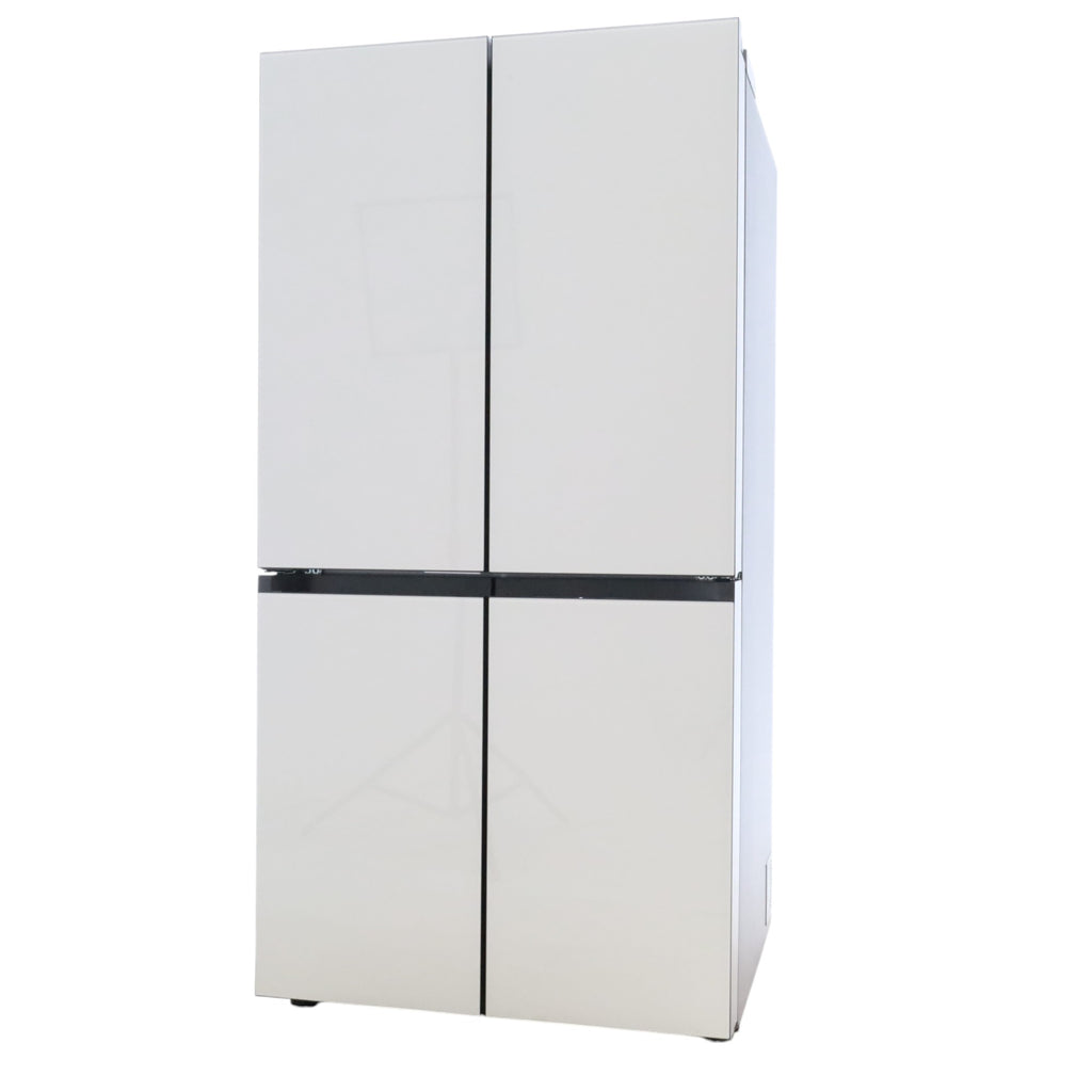 Pictures of Samsung Bespoke 29 cu. ft. 4-Door Flex™ Refrigerator with Beverage Center™ & Customizable Door Panels in White Glass - Open Box - Neu Appliance Outlet - Discount Appliance Outlet in Austin, Tx