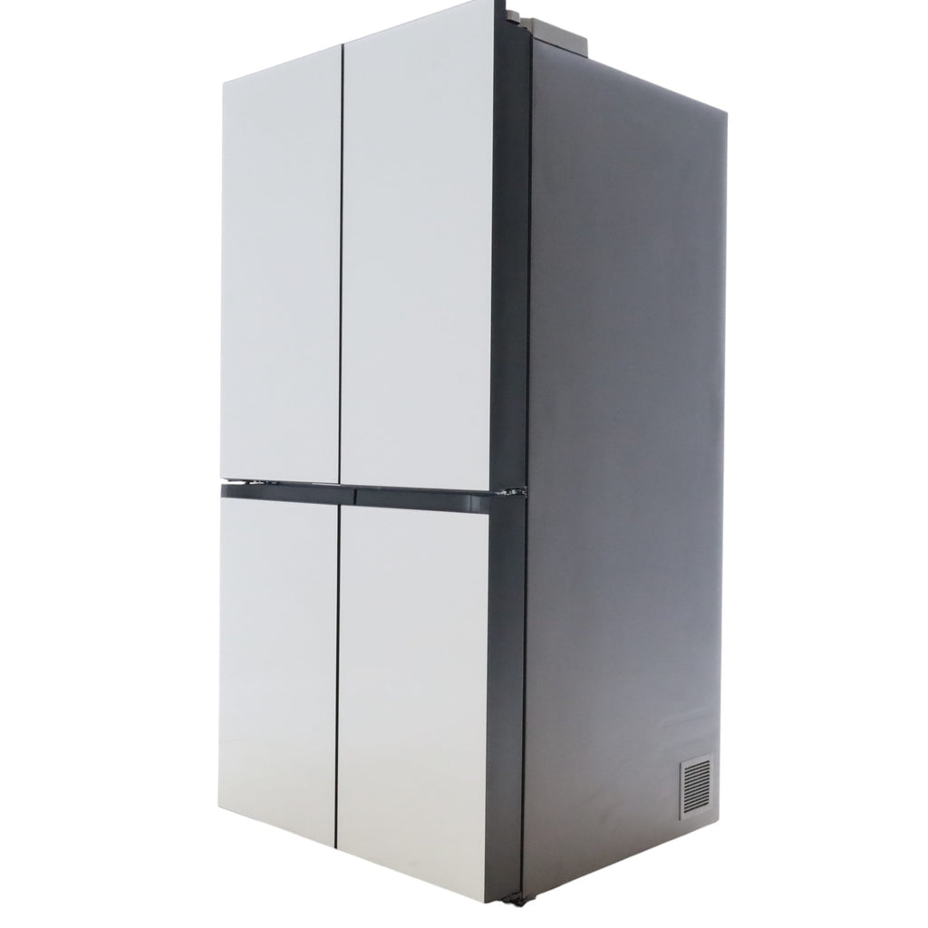 Pictures of Samsung Bespoke 29 cu. ft. 4-Door Flex™ Refrigerator with Beverage Center™ & Customizable Door Panels in White Glass - Open Box - Neu Appliance Outlet - Discount Appliance Outlet in Austin, Tx