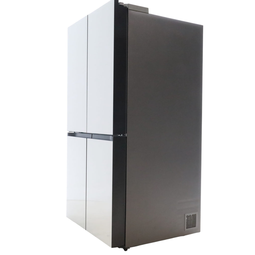 Pictures of Samsung Bespoke 29 cu. ft. 4-Door Flex™ Refrigerator with Beverage Center™ & Customizable Door Panels in White Glass - Open Box - Neu Appliance Outlet - Discount Appliance Outlet in Austin, Tx