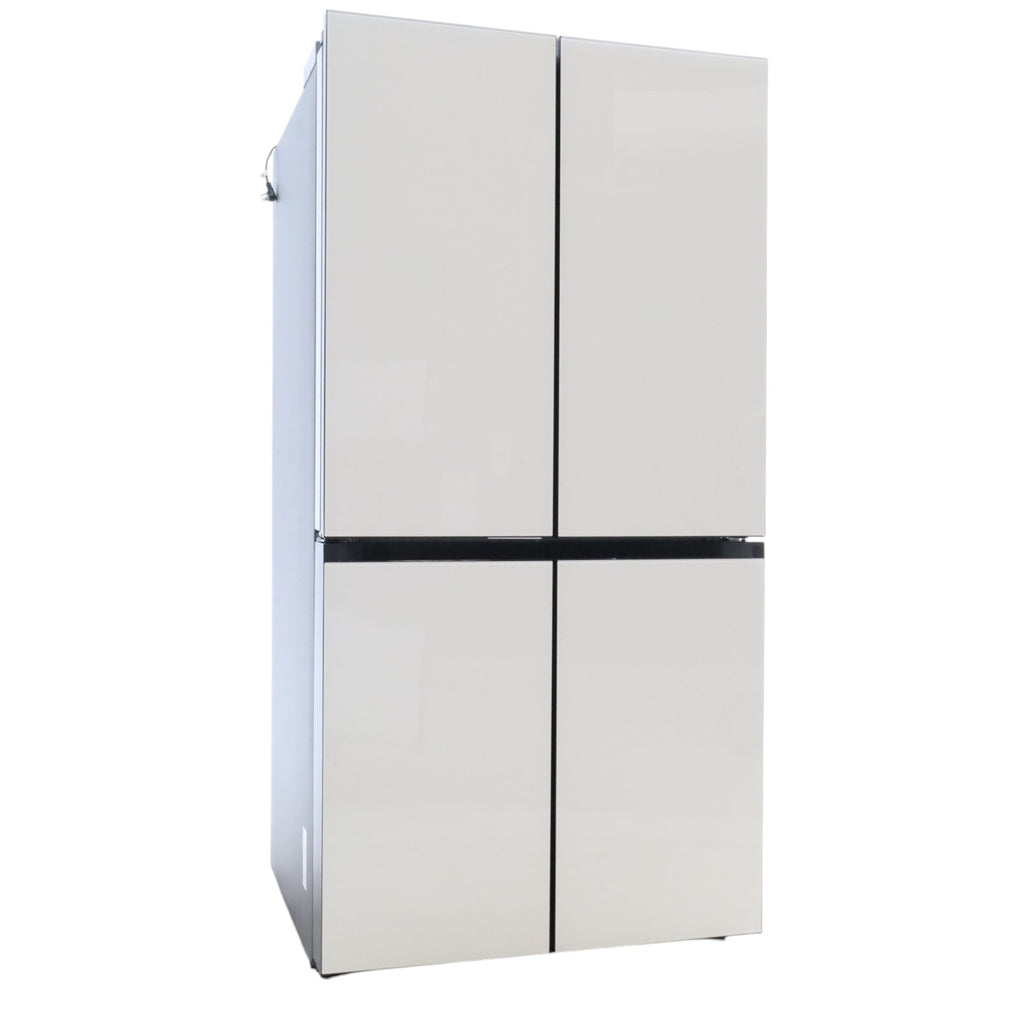 Pictures of Samsung Bespoke 29 cu. ft. 4-Door Flex™ Refrigerator with Beverage Center™ & Customizable Door Panels in White Glass - Open Box - Neu Appliance Outlet - Discount Appliance Outlet in Austin, Tx