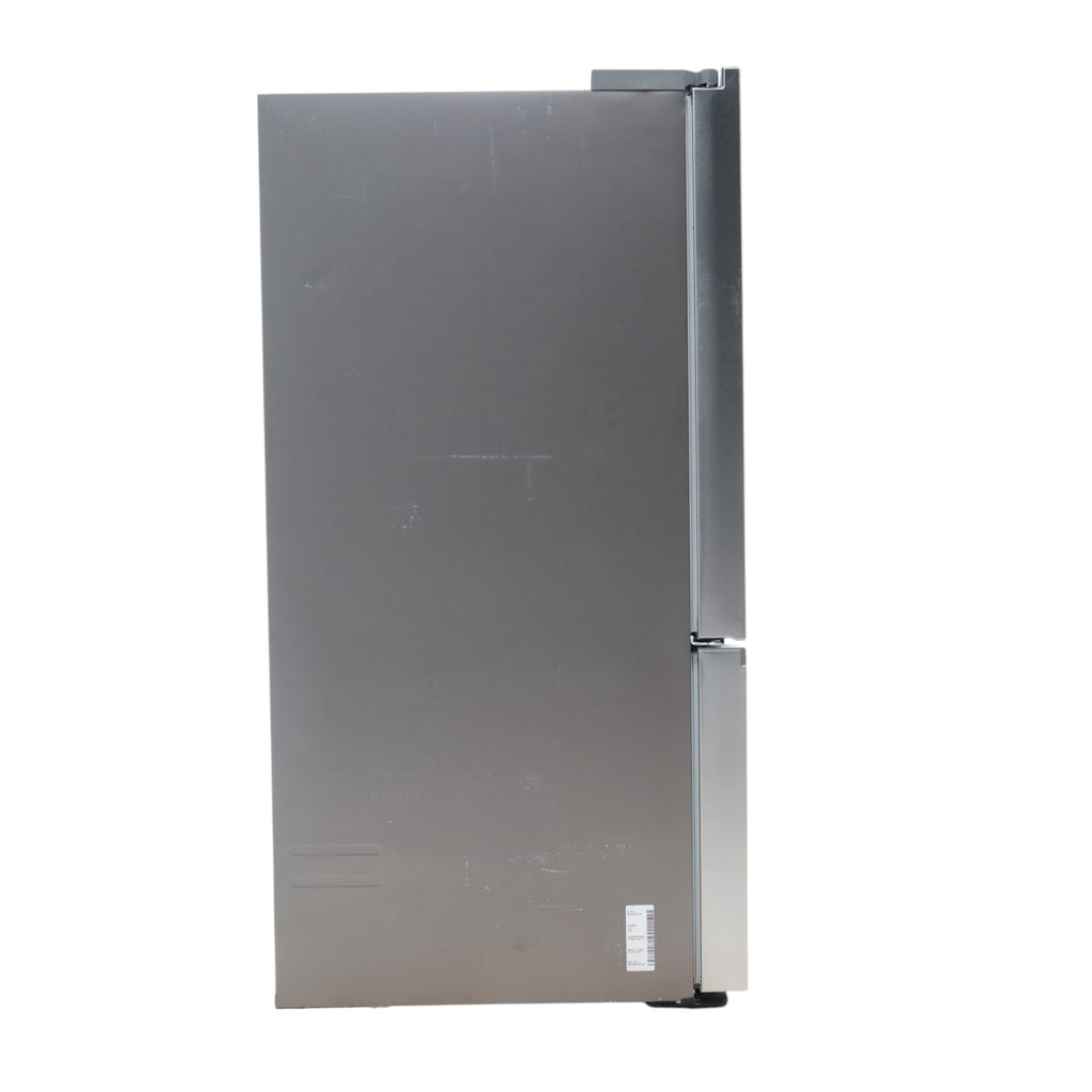 Pictures of 30 in. Fingerprint Resistant Stainless Steel ENERGY STAR Samsung 22 cu. ft. 3 Door French Door Refrigerator with Exterior Water and Ice Dispenser - Scratch & Dent - Minor - Neu Appliance Outlet - Discount Appliance Outlet in Austin, Tx