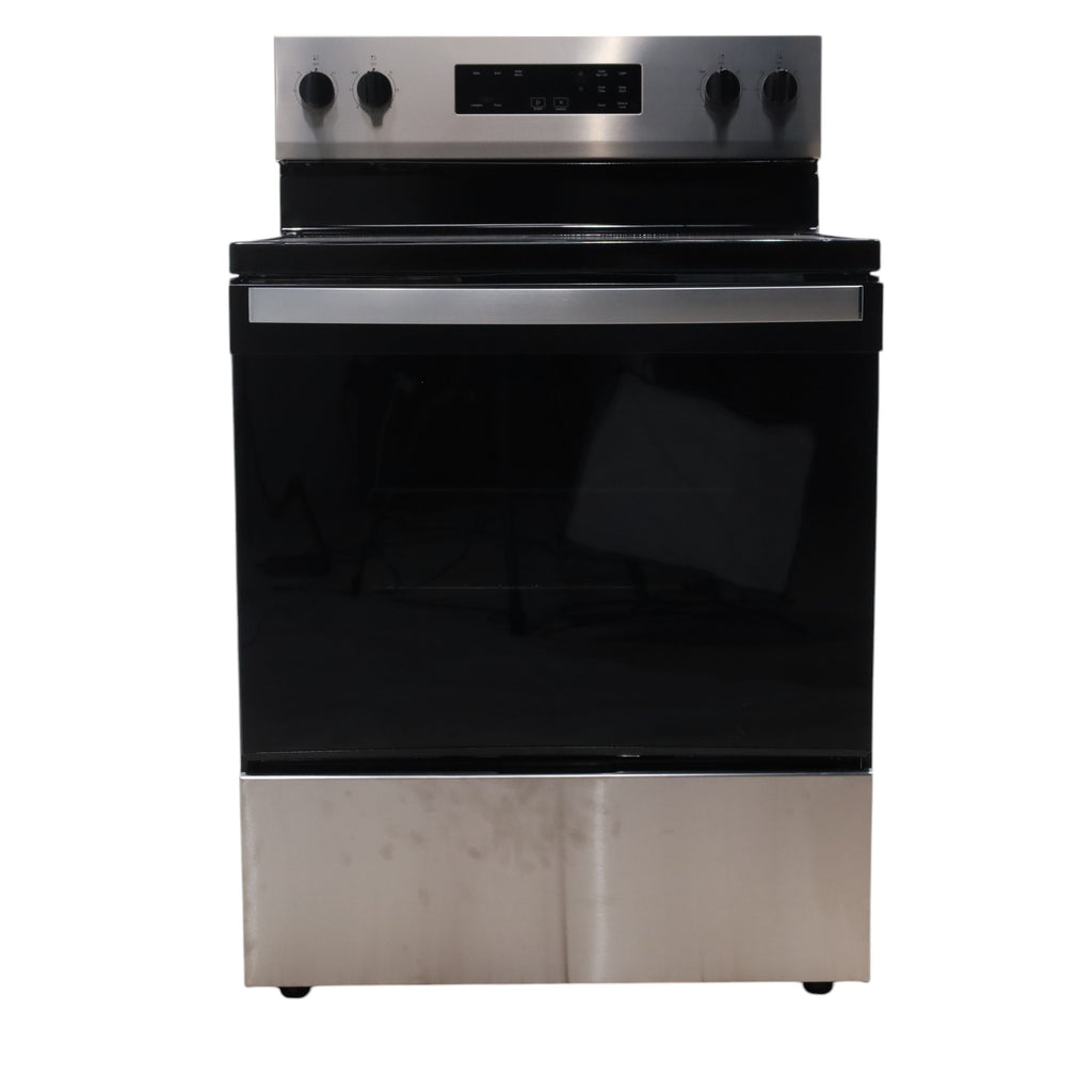 Pictures of Whirlpool 30 in. 4 Burner Element Freestanding Electric Range in Stainless Steel with Thermal - Open Box - Neu Appliance Outlet - Discount Appliance Outlet in Austin, Tx