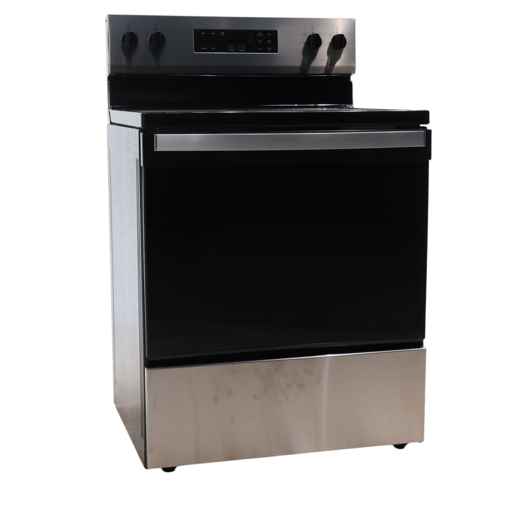 Pictures of Whirlpool 30 in. 4 Burner Element Freestanding Electric Range in Stainless Steel with Thermal - Open Box - Neu Appliance Outlet - Discount Appliance Outlet in Austin, Tx