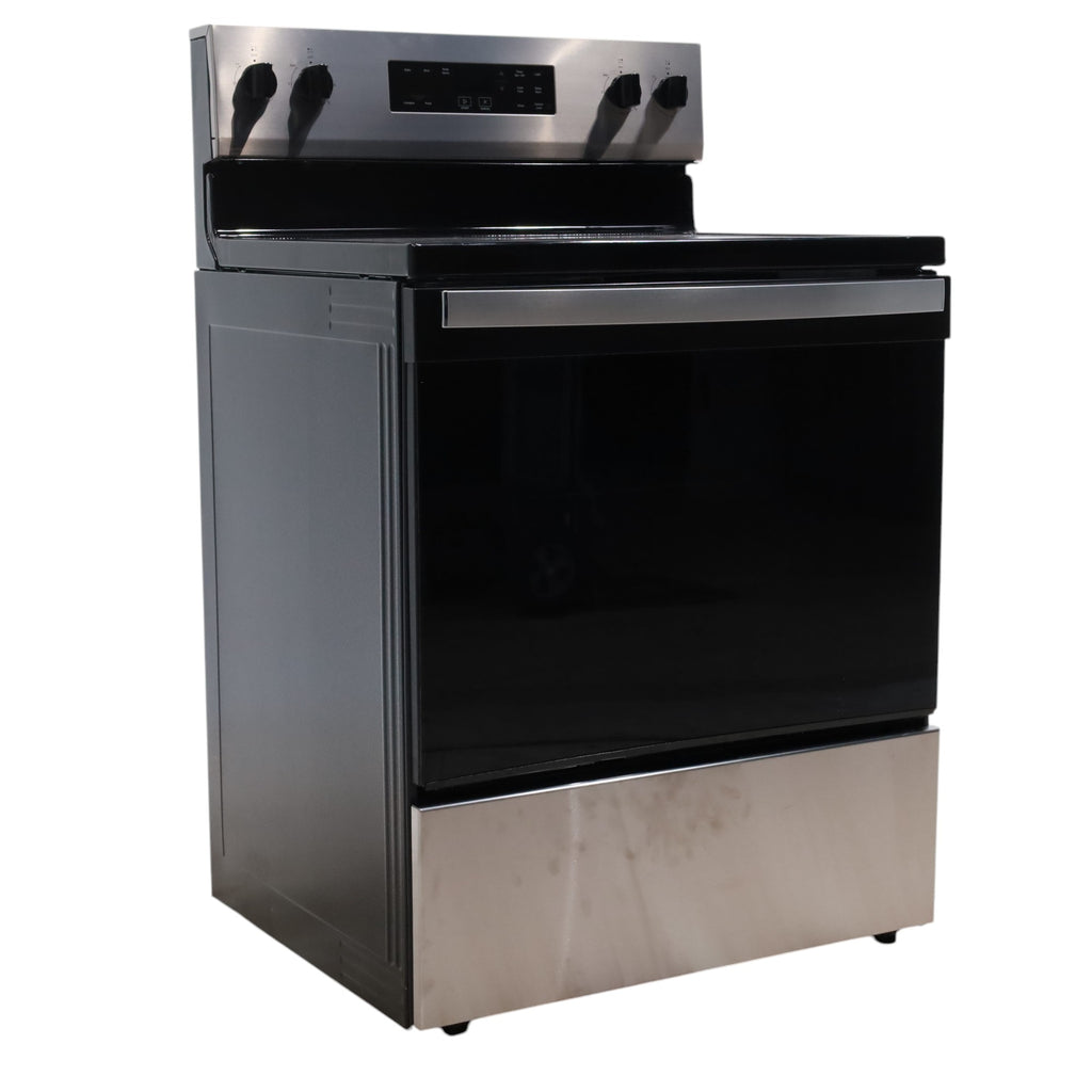 Pictures of Whirlpool 30 in. 4 Burner Element Freestanding Electric Range in Stainless Steel with Thermal - Open Box - Neu Appliance Outlet - Discount Appliance Outlet in Austin, Tx