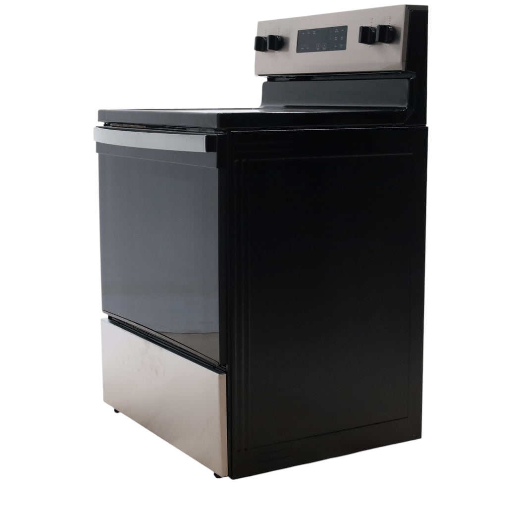 Whirlpool 30 in. 4 Burner Element Freestanding Electric Range in Stainless Steel with Thermal - Open Box