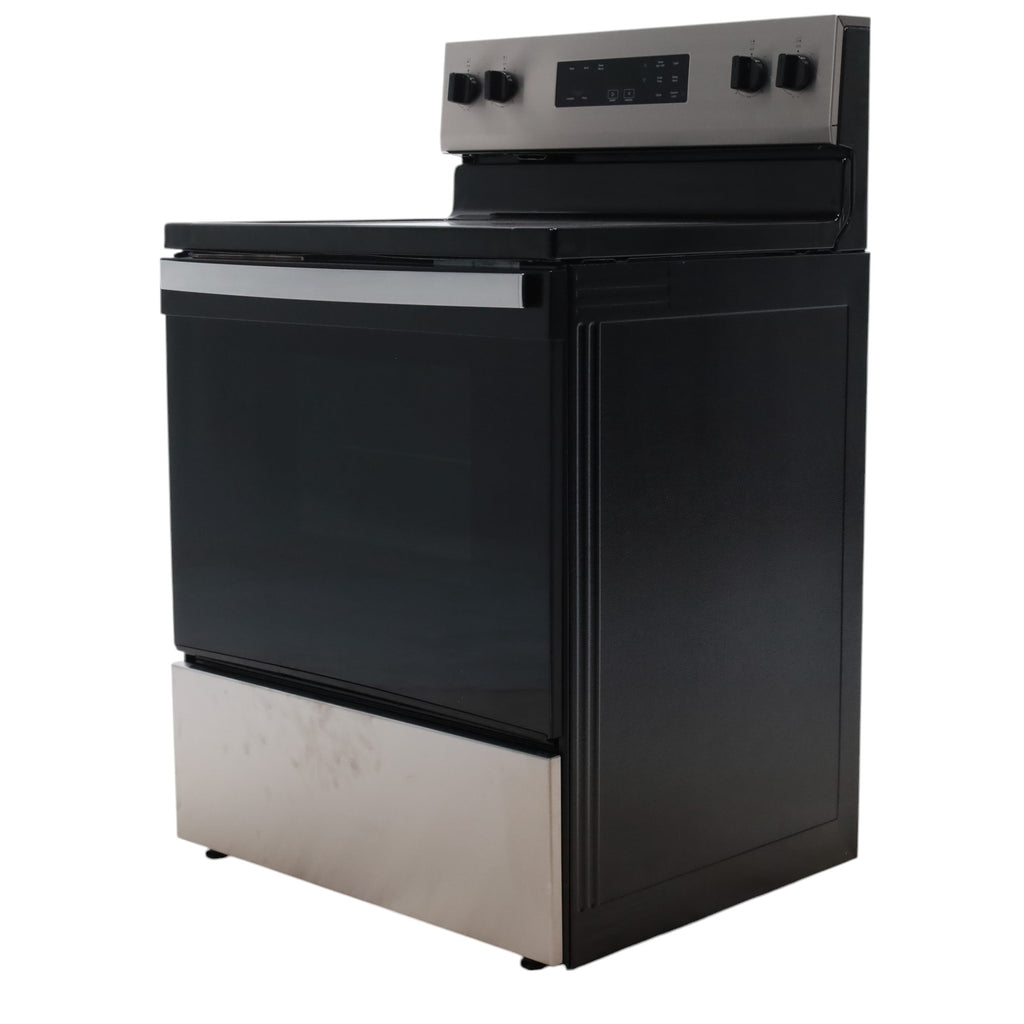 Whirlpool 30 in. 4 Burner Element Freestanding Electric Range in Stainless Steel with Thermal - Open Box
