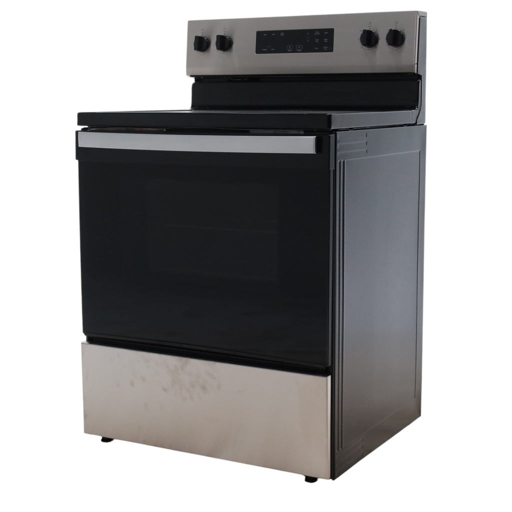 Whirlpool 30 in. 4 Burner Element Freestanding Electric Range in Stainless Steel with Thermal - Open Box