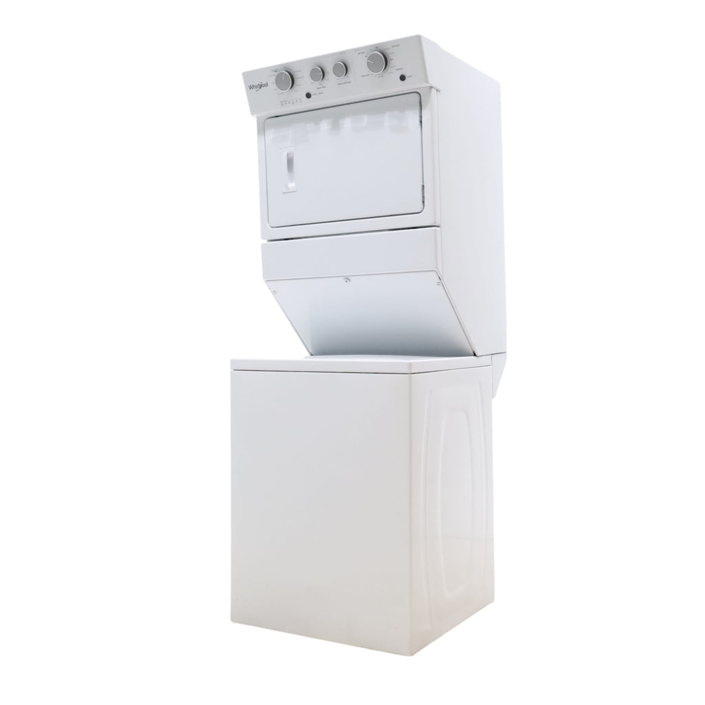 28 in. Wide Whirlpool 3.5 cu. ft. Washer and 5.9 cu. ft. Electric Dryer Laundry Center with AutoDry Drying System - Certified Refurbished